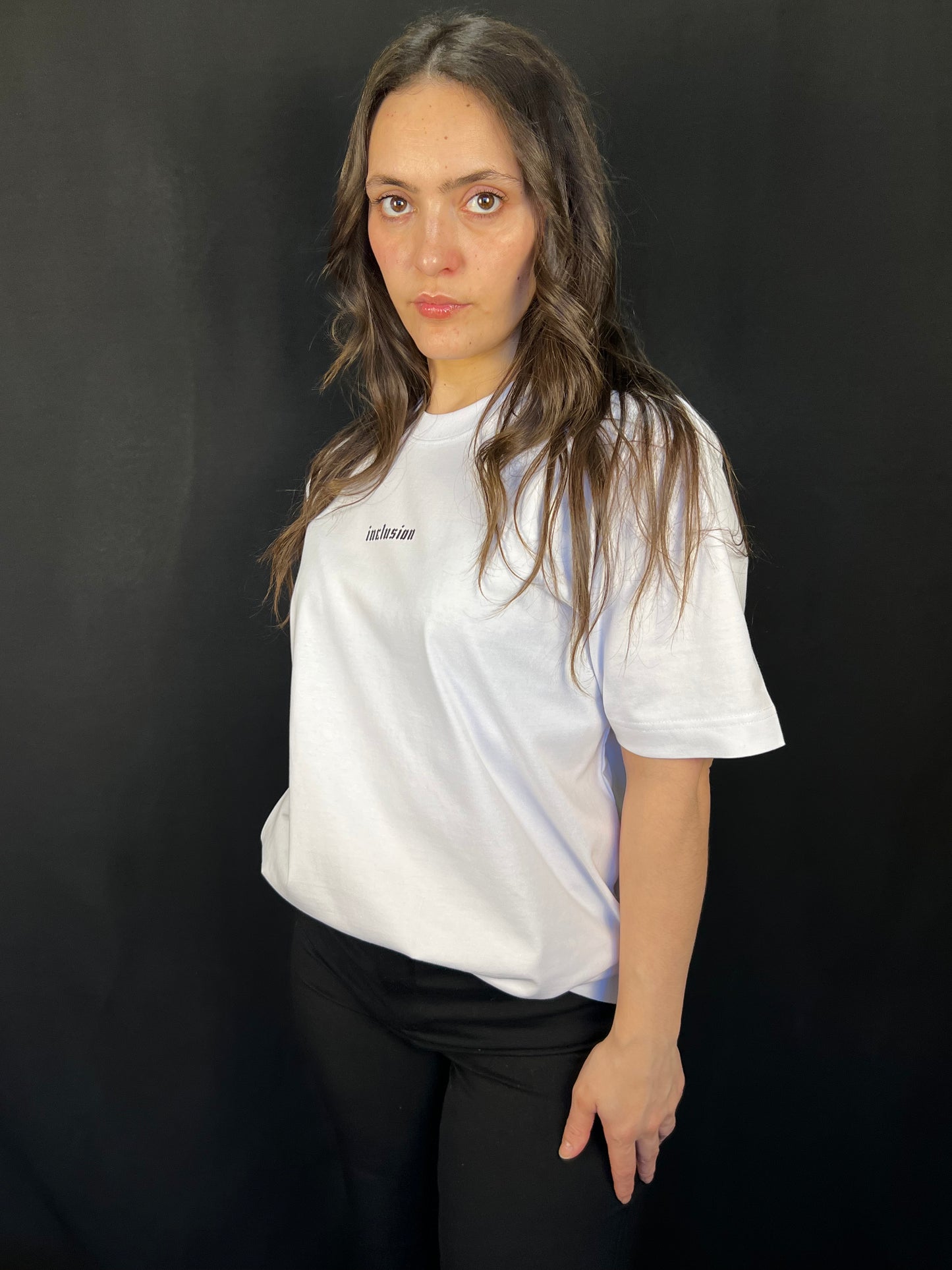 T-Shirt Inclusion Blanc Unisexe