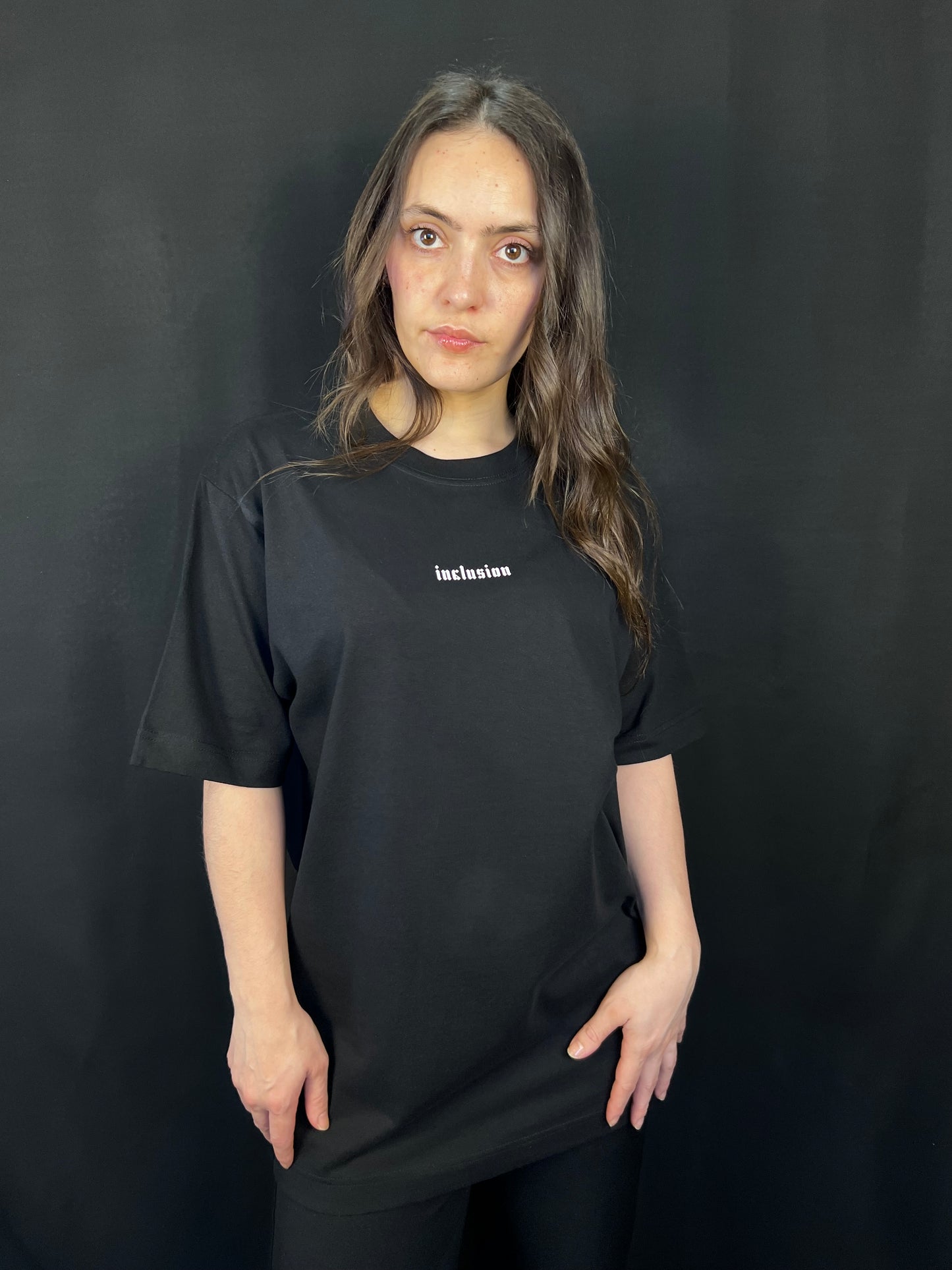 T-Shirt Inclusion Noir Unisexe