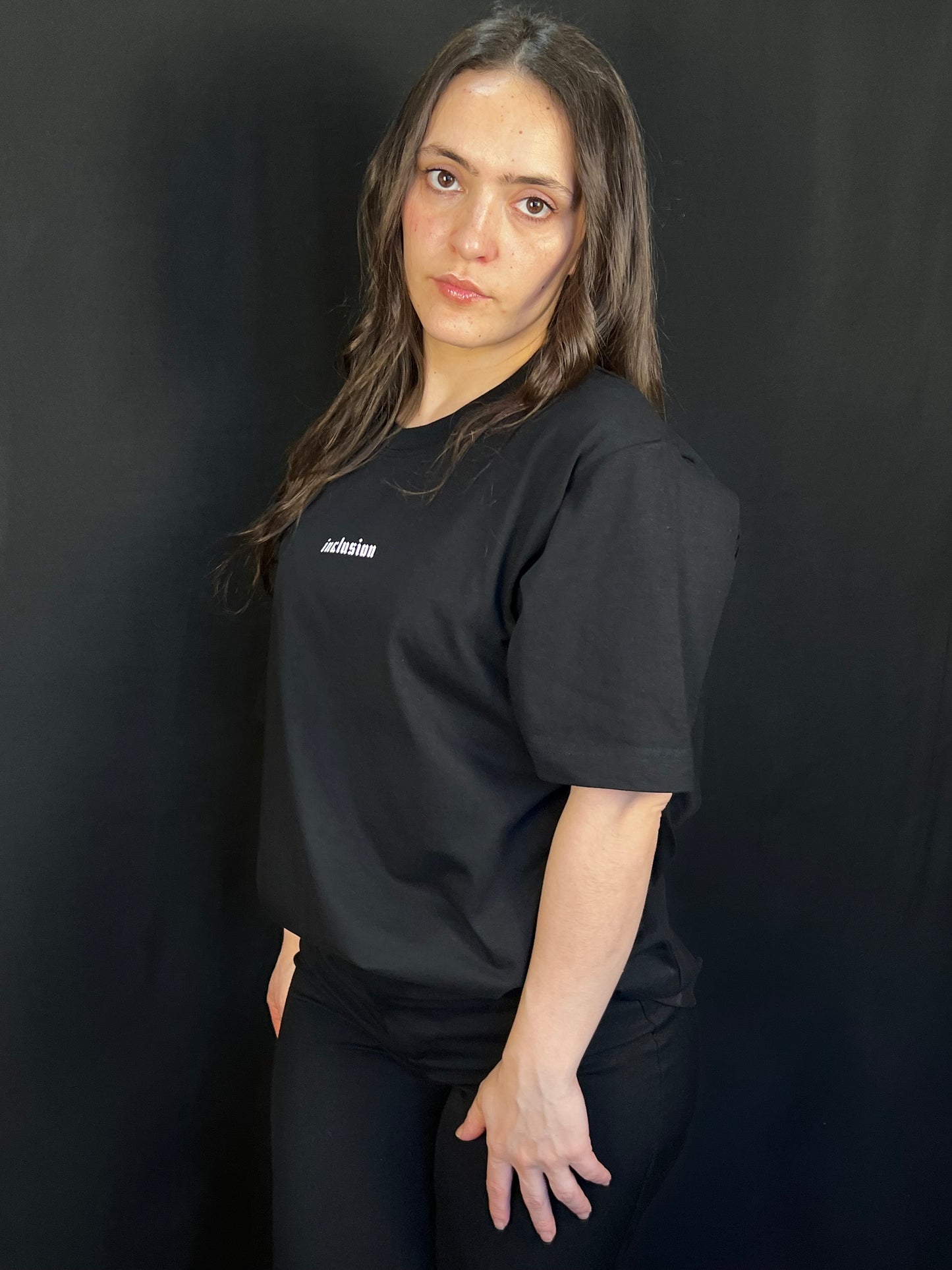 T-Shirt Inclusion Noir Unisexe