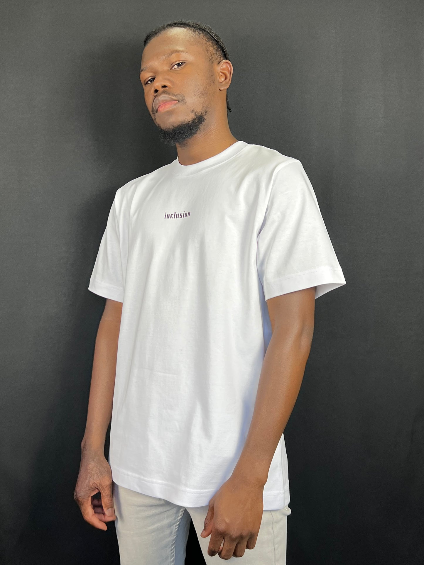 T-Shirt Inclusion Blanc Unisexe