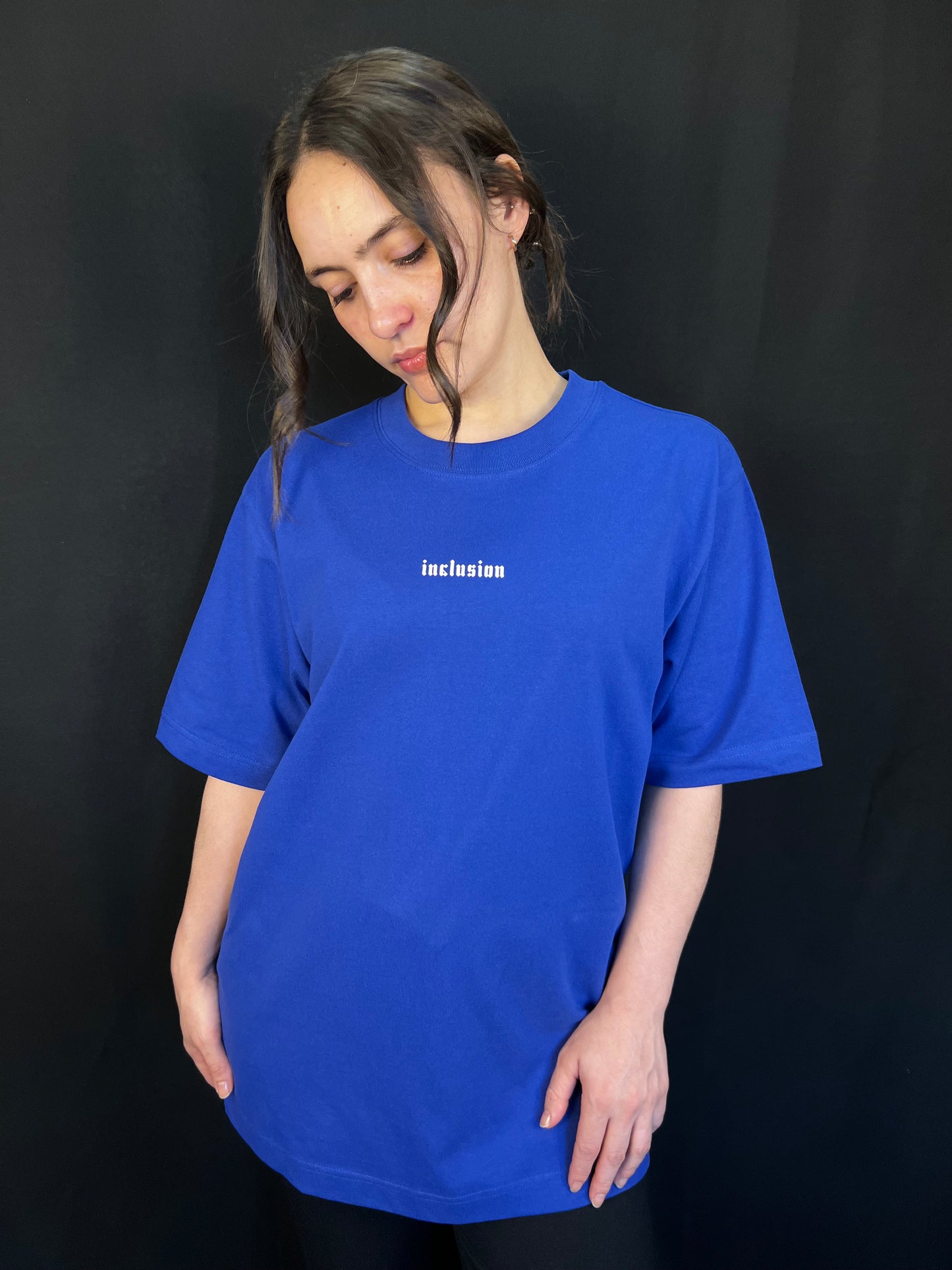 T-Shirt Inclusion Worker blue Unisexe