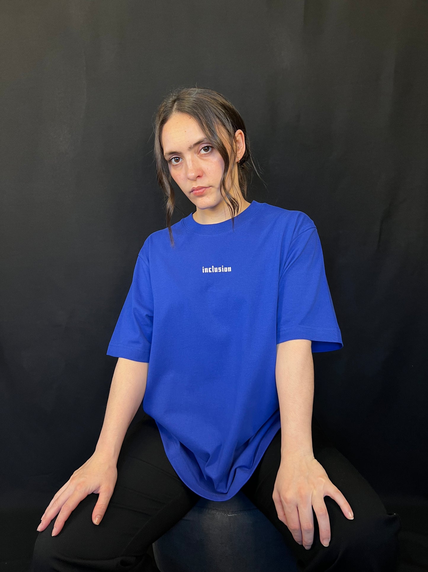T-Shirt Inclusion Worker blue Unisexe