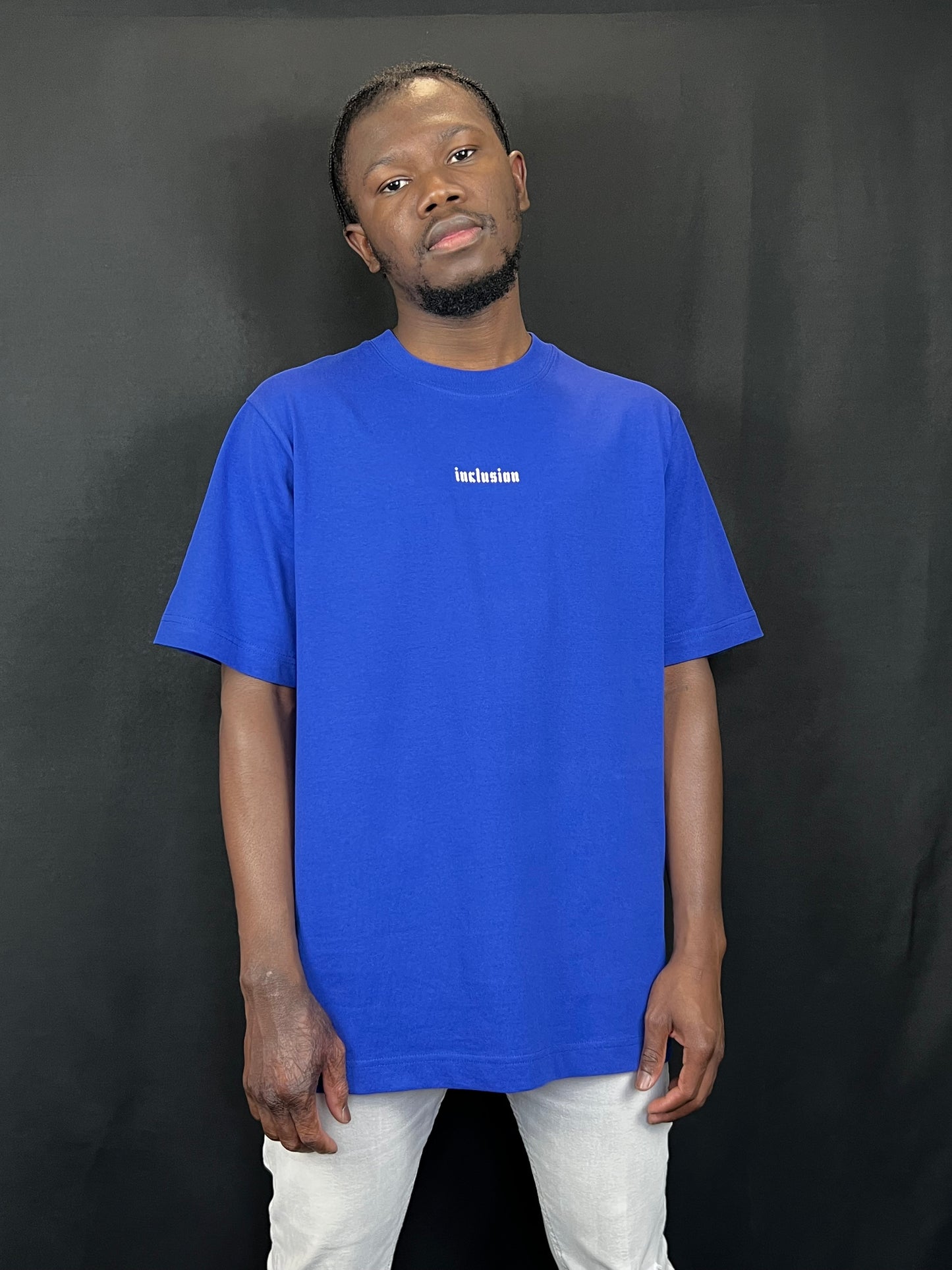 T-Shirt Inclusion Worker blue Unisexe
