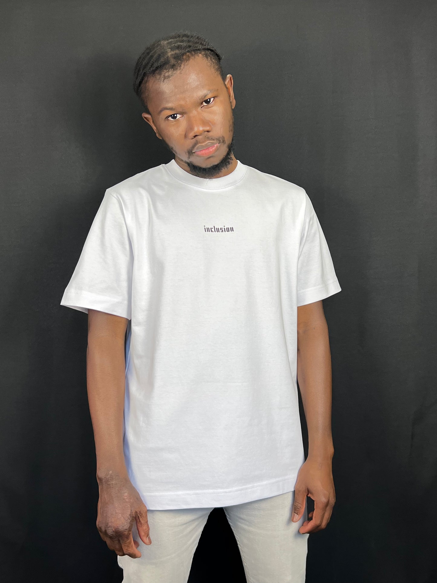 T-Shirt Inclusion  Blanc Unisexe